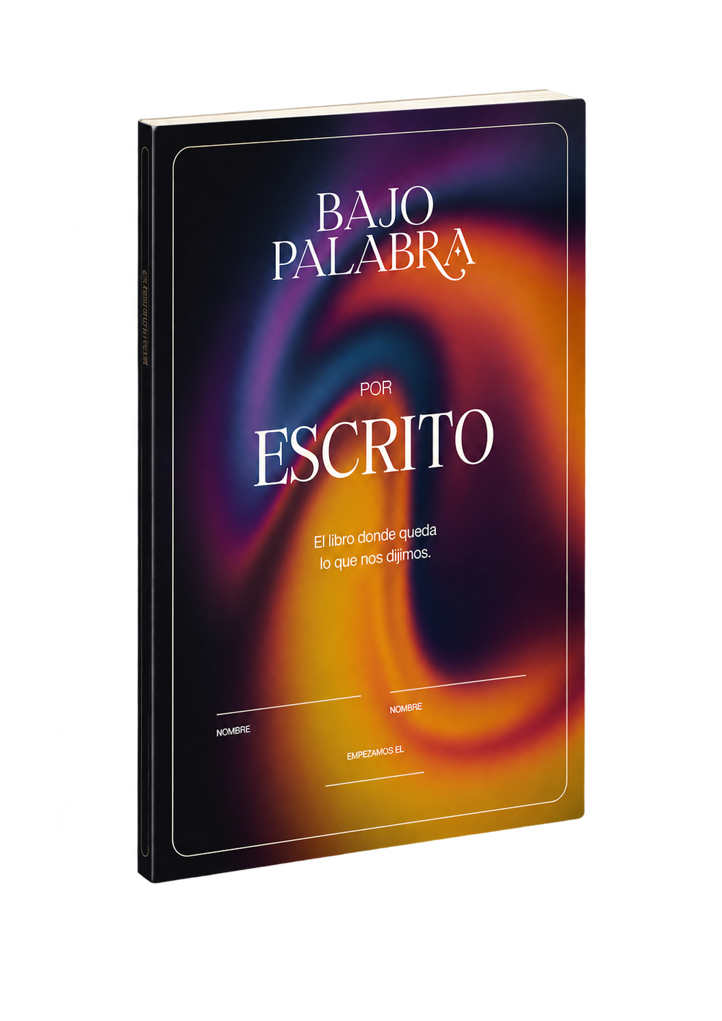 Por Escrito, libro imprimible incluido con El Paquete